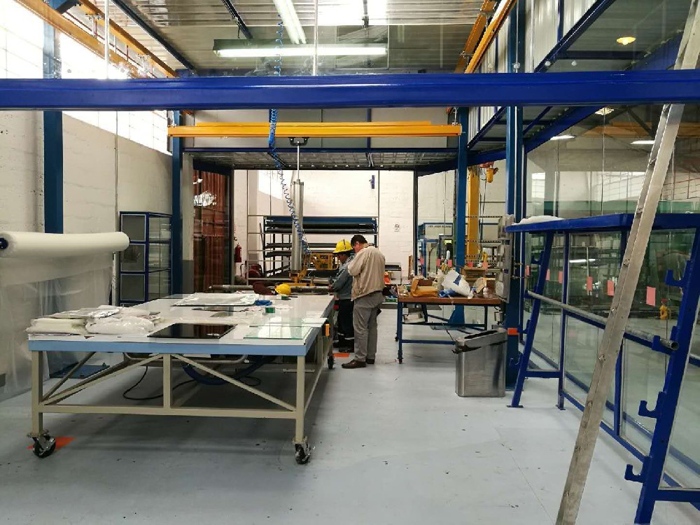 Gantry glass transfer arm